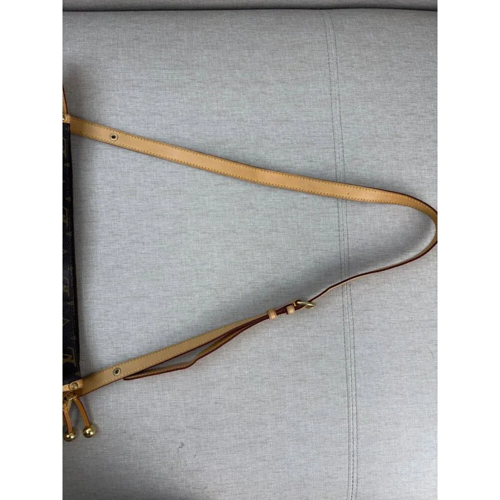 LOUIS VUITTON Brown Monogram Canvas Popincourt Long GHW